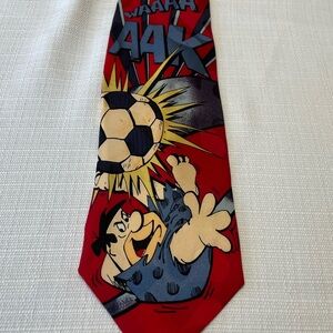 Fred Flintstone soccer tie